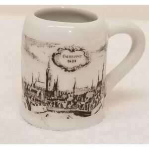 Royal Porzellan Bavaria KPM Germany Handerbeit miniture tankard vintage royal po